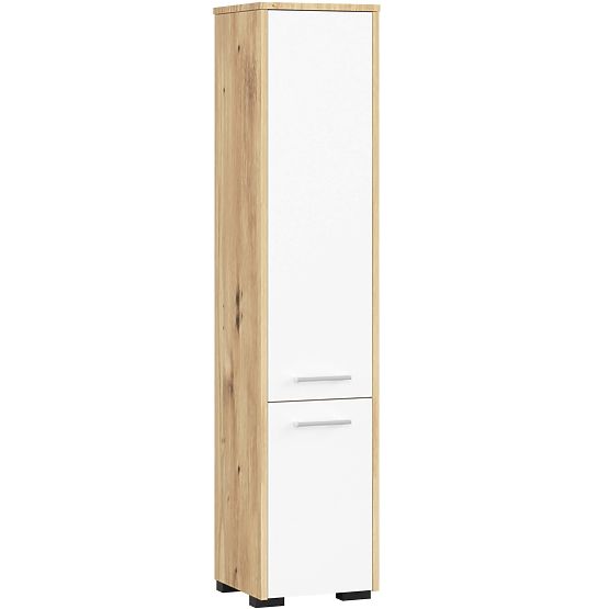 KÚPEĽŇOVÝ REGÁL FIN STĹP 30 2D 140cm ARTISAN / BIELA