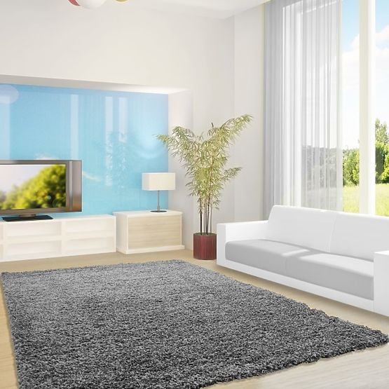 Kusový koberec LIFE - Tmavosivý