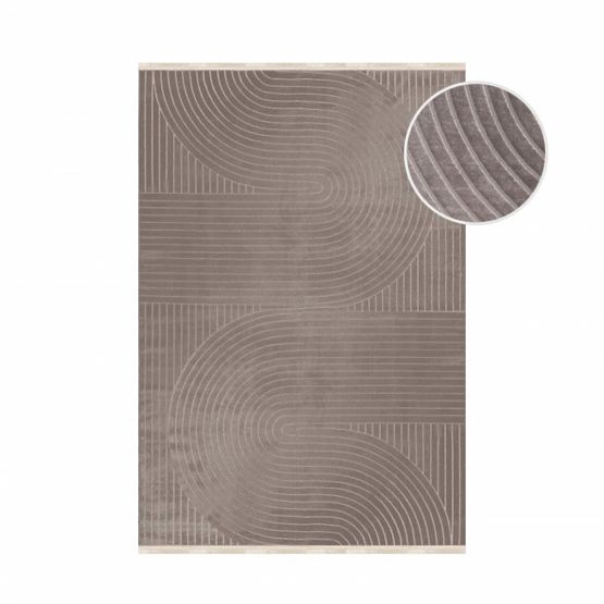 Kusový koberec Style - hnedý