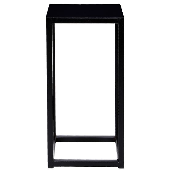 Kvetinový stojan Piatto loft 40 cm čierny