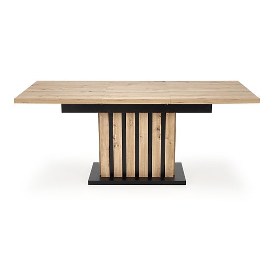 LAMELLO rozkladací stôl 160-210/90 cm dub artisan/čierny
