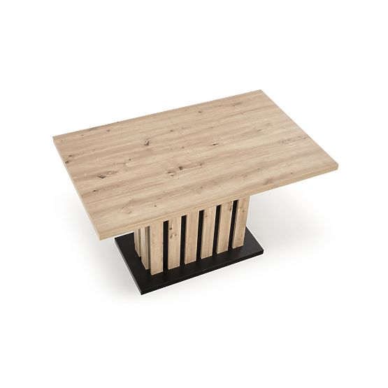 LAMELLO rozkladací stôl 160-210/90 cm dub artisan/čierny