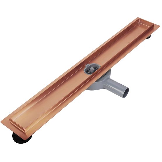 Lineárny odtok REA Neox pre brush medený 80