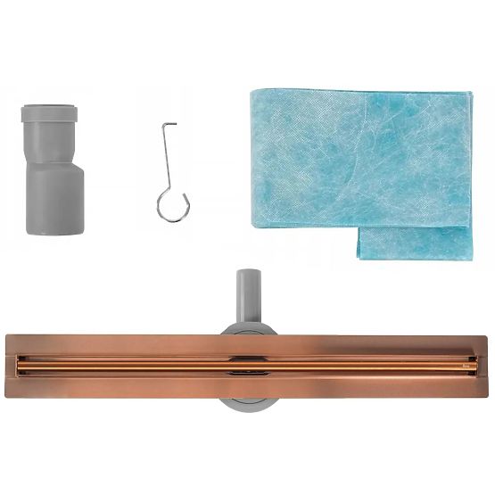 Lineárny odtok REA NEOX SLIM PRO kartáčovaná meď 60