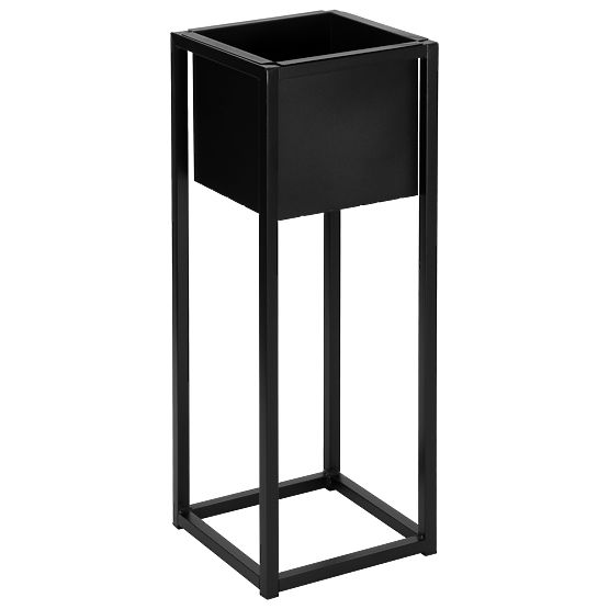 Loftový kvetináč Concove 60 cm čierny