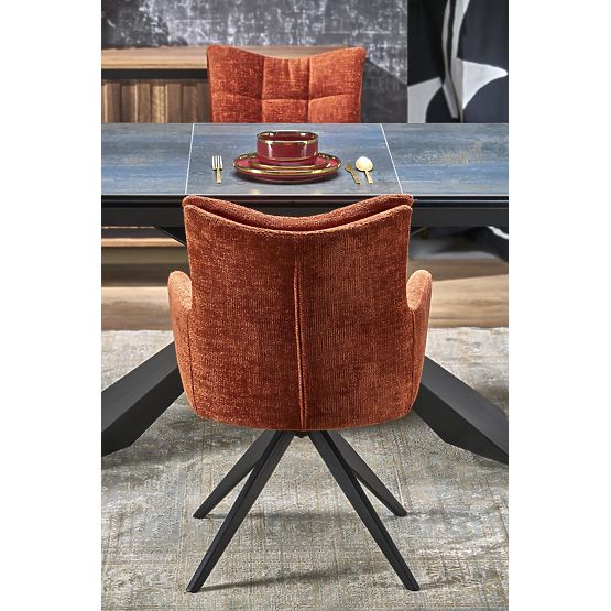 LUCIANO rozkladací stôl, doska: modrý mramor (2p=1ks)