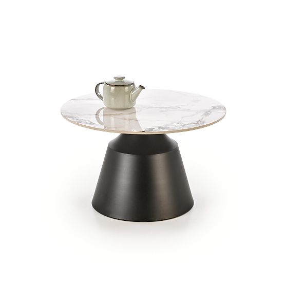 MAGNETA sada 2 lavíc, biely mramor / čierna (2p=1ks)