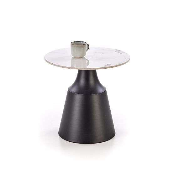 MAGNETA sada 2 lavíc, biely mramor / čierna (2p=1ks)