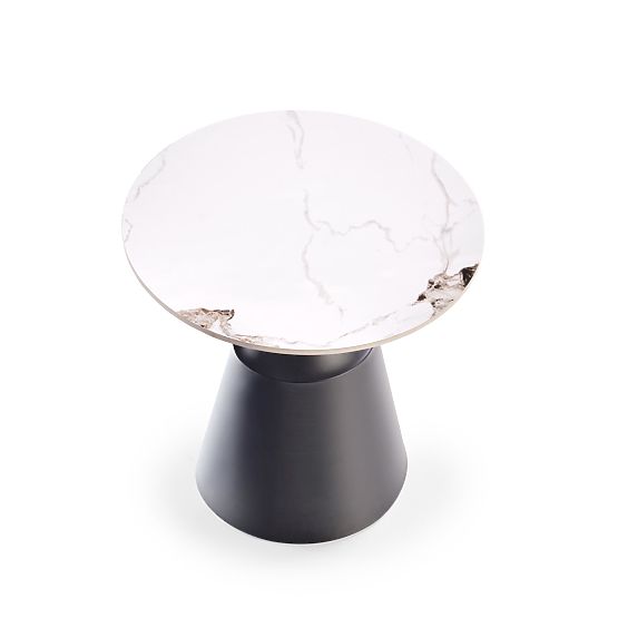 MAGNETA sada 2 lavíc, biely mramor / čierna (2p=1ks)