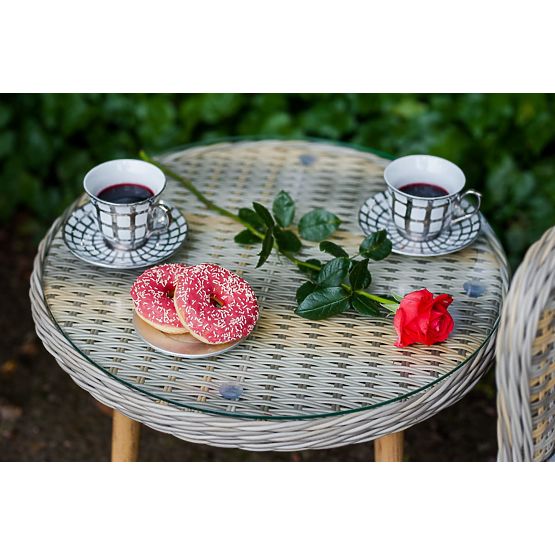 Malá balkónová sada z technoratanu BELICCO