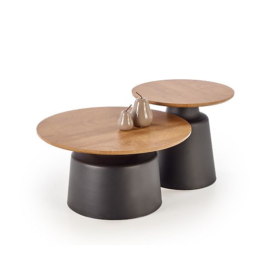 MALOMI sada 2 lavíc, prírodná/čierna (2p=1ks)