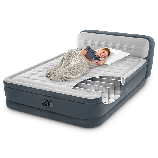 Matrac posteľ 236x152cm s pumpou pre 2 osoby DELUXE 64448ND