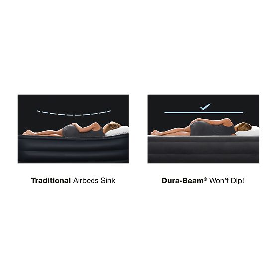 Matrac posteľ 236x152cm s pumpou pre 2 osoby DELUXE 64448ND