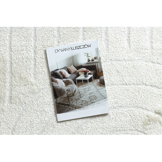 Moderný koberec MODE 8494 geometrická krémová