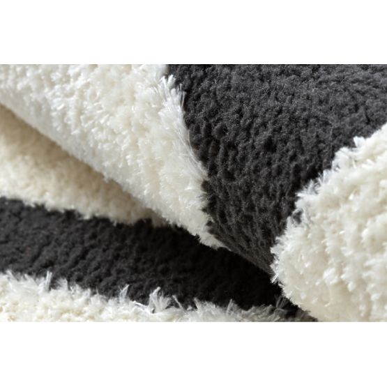 Moderný koberec MODE 8631 geometrická krémová / čierna