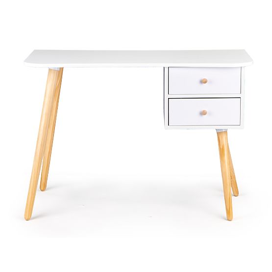 Moderný počítačový stôl s 2 zásuvkami MODERNHOME