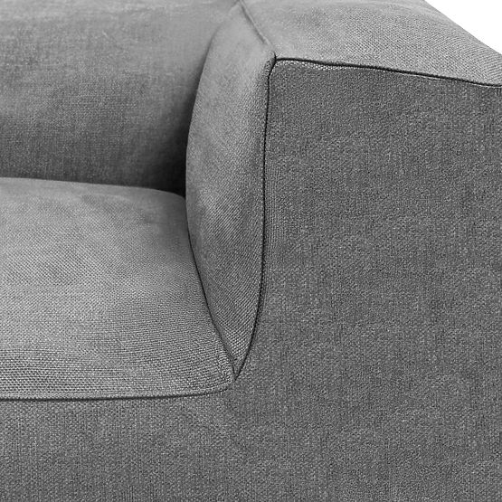 Modulárna záhradná pohovka Vacuum VI s poťahom, sivá