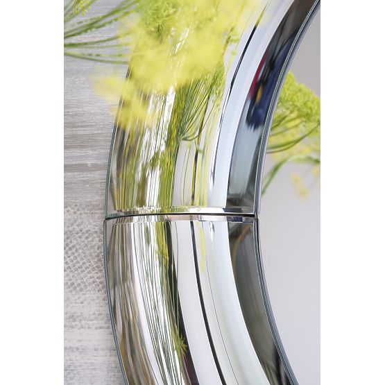 MOON nástenné zrkadlo, strieborné (1p=1ks)