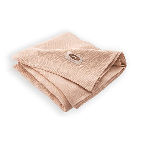 Mušelínový prehoz na posteľ 210x240 béžový