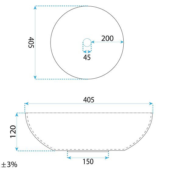 Nábytkové umývadlo Rea ANIKA