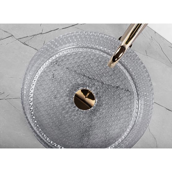 Nábytkové umývadlo Rea Cristal Light Grey