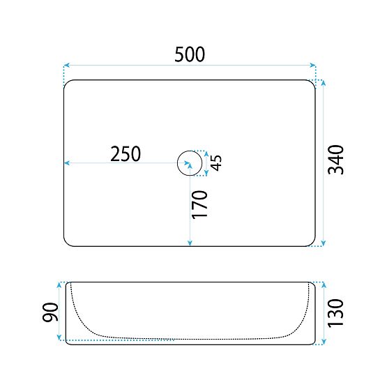 Nábytkové umývadlo Rea Fiorella