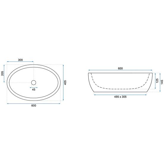 Nábytkové umývadlo Rea Meryl