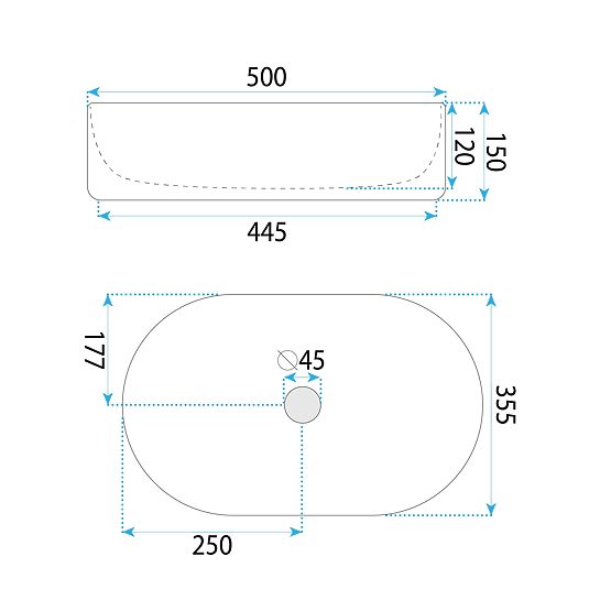 Nábytkové umývadlo Rea Oktawia