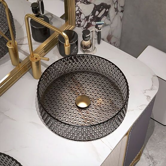 Nadčasové umývadlo Rea Cristal Grey 39