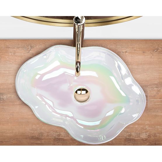 Nadčasové umývadlo Rea Pearl Akoya