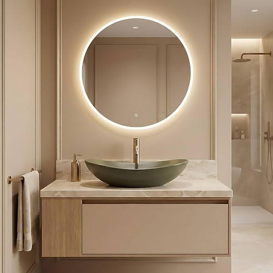 Nadčasové umývadlo Rea Royal Olive Matt