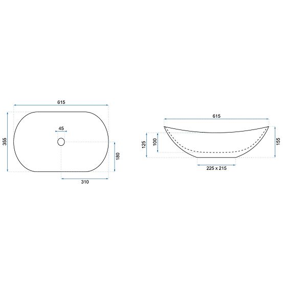 Nadčasové umývadlo Rea Royal Powder Pink Matt