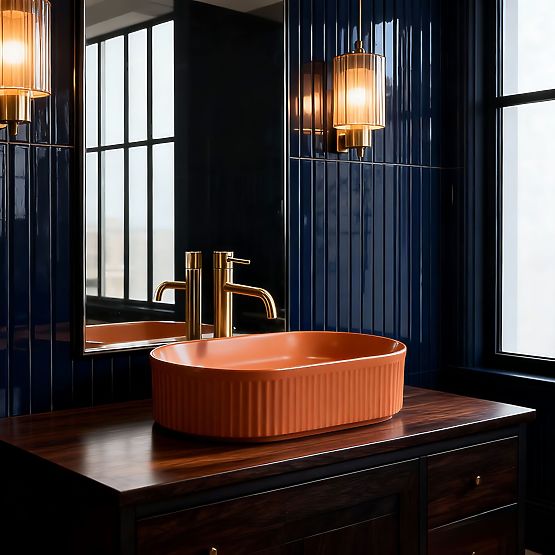 Nadčasové umývadlo Rea Vanda Cinnamon Matt