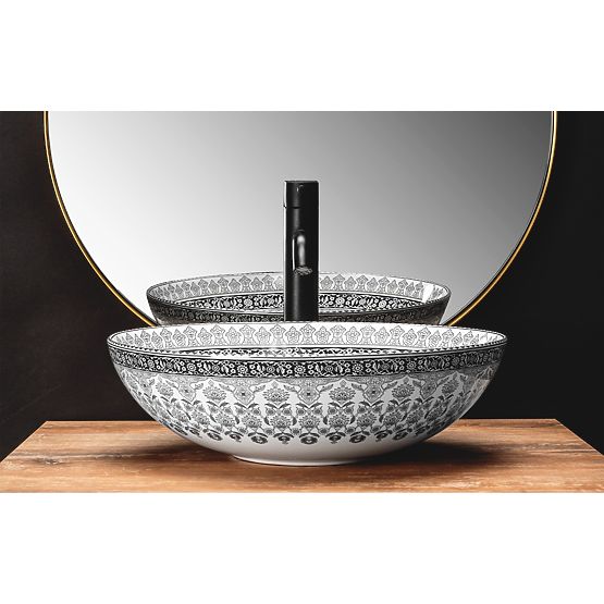 Nadstolové umývadlo Rea Arte tmavosivé