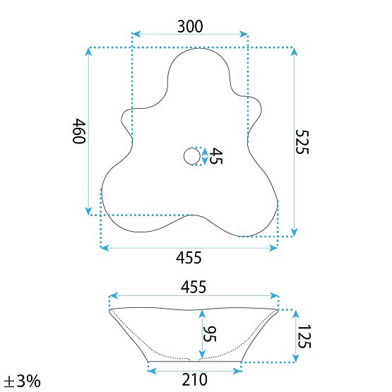 Nadstolové umývadlo Rea IZOLDA