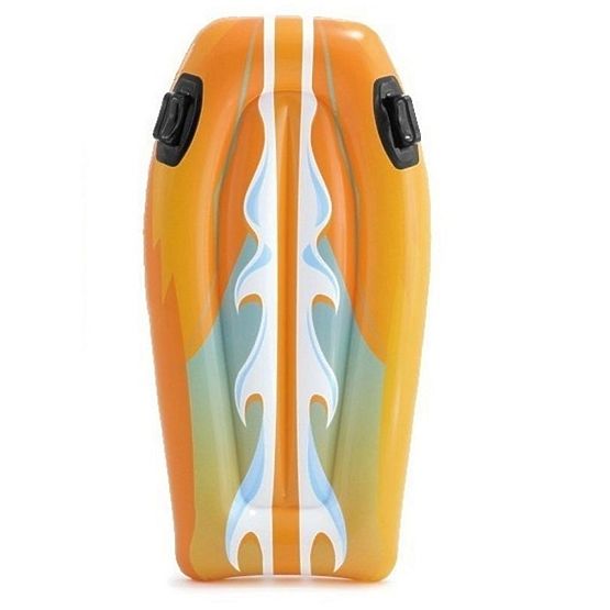 Nafukovacia plavecká doska s úchytmi pre deti INTEX 58165 ORANGE