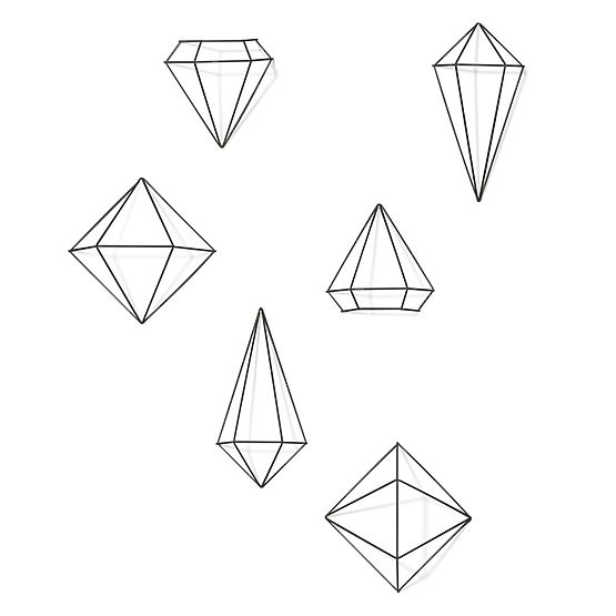 Nástenná dekorácia PRISMA umbra