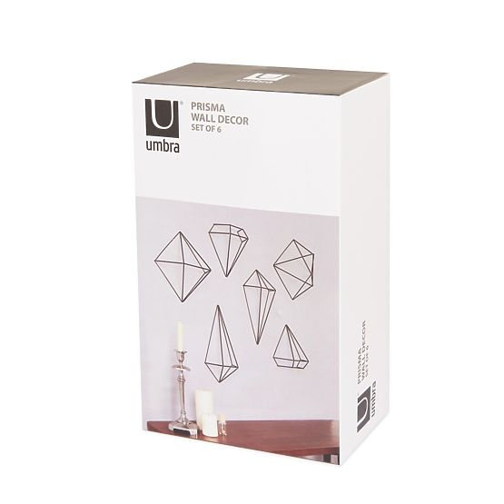 Nástenná dekorácia PRISMA umbra