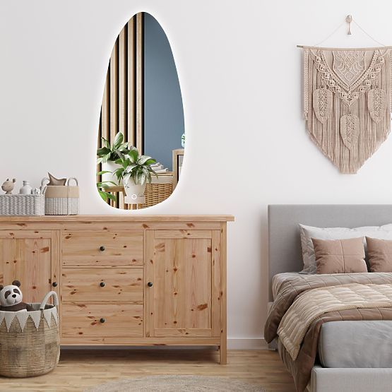 NÁSTENNÉ LED ZRKADLO 120x55cm YH-3359