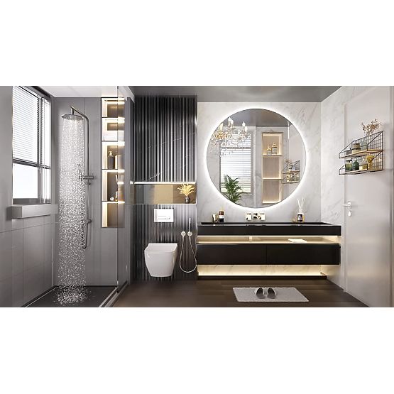 NÁSTENNÉ LED ZRKADLO 50cm HZJ050