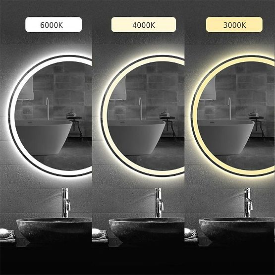 NÁSTENNÉ LED ZRKADLO 60cm BAS