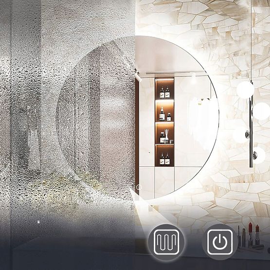 NÁSTENNÉ LED ZRKADLO 60cm HZJ060