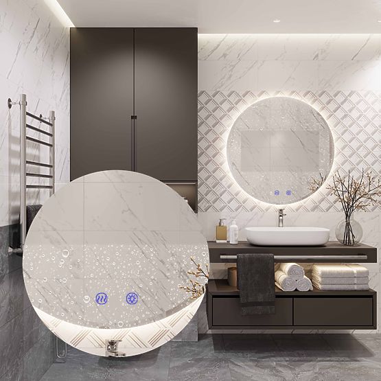 NÁSTENNÉ LED ZRKADLO 70cm HZJ070