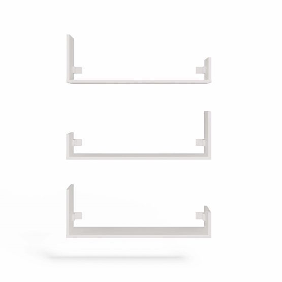 Nástenné Police KOBI Do Obývacej Izby BIELA