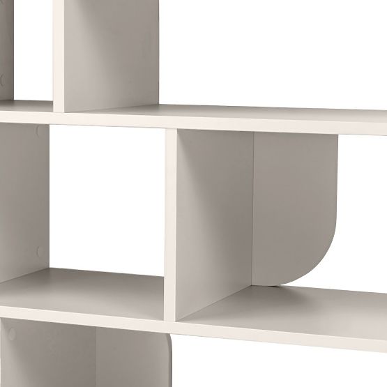 Nízky regál Rangali, kašmírový, zaoblený