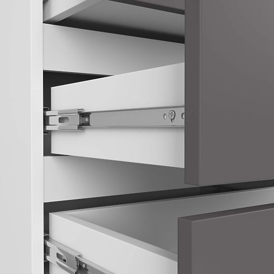 NOČNÝ STOLÍK CL3 60 cm PK BIELA / ŠEDÁ