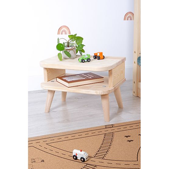 Nočný stolík NELL - prírodný