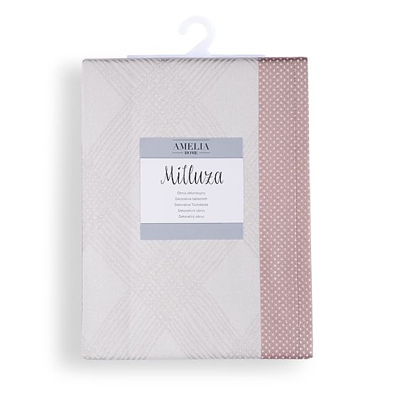 Obrus MILLUZA krémový metalizovaný klasický motív 110x160 ameliahome
