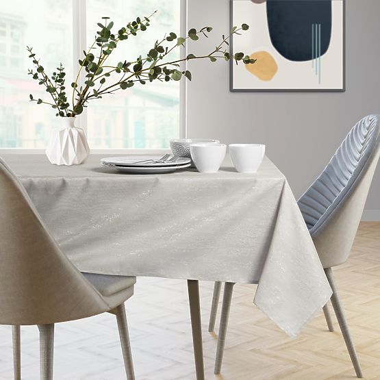 Obrus VESTA farba krémová embosovaný moderný motív 30x140 ameliahome