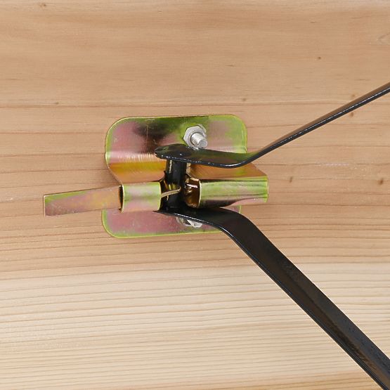 Oceľovo-drevená sada LAGER: stôl + 2 lavice 220 cm